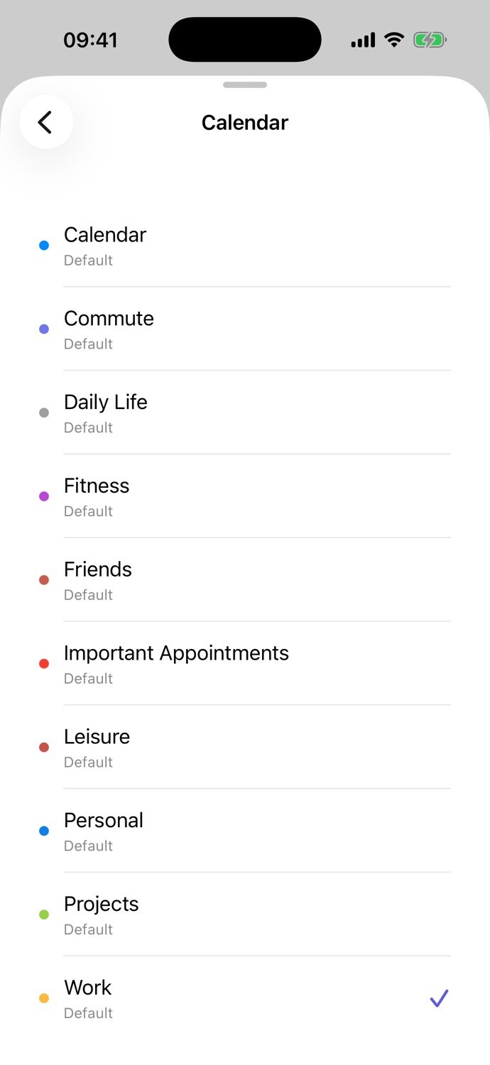 Planning view with event drafts